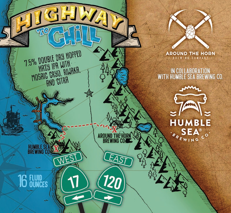 Label design for Highway to Chill
